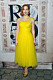 Jessica Chastain i gul Ralph Lauren-klänning. 
