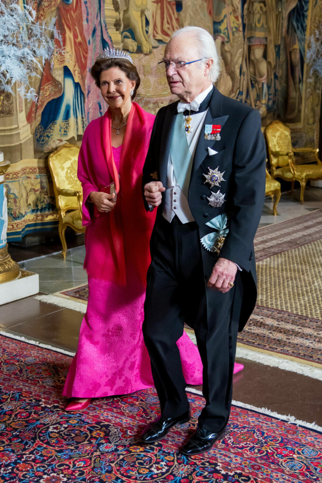 Drottning Silvia kungens middag 2018