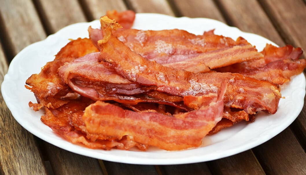 Krispigt bacon.