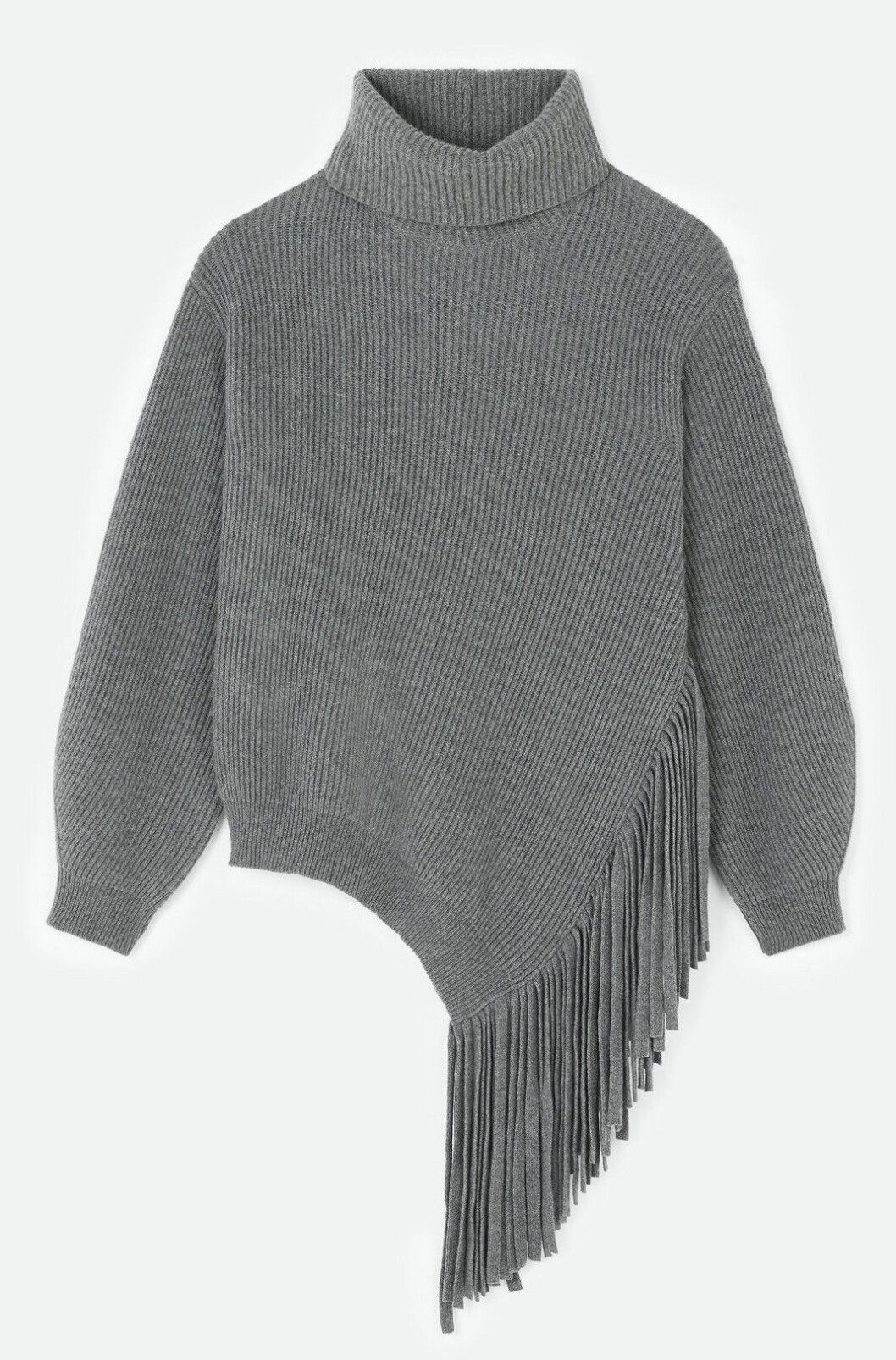 Stickad oversized tröja med fransdetalj från Stella McCartney.
