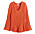orange mode kläder färgtrend dam 2022: stickad tröja