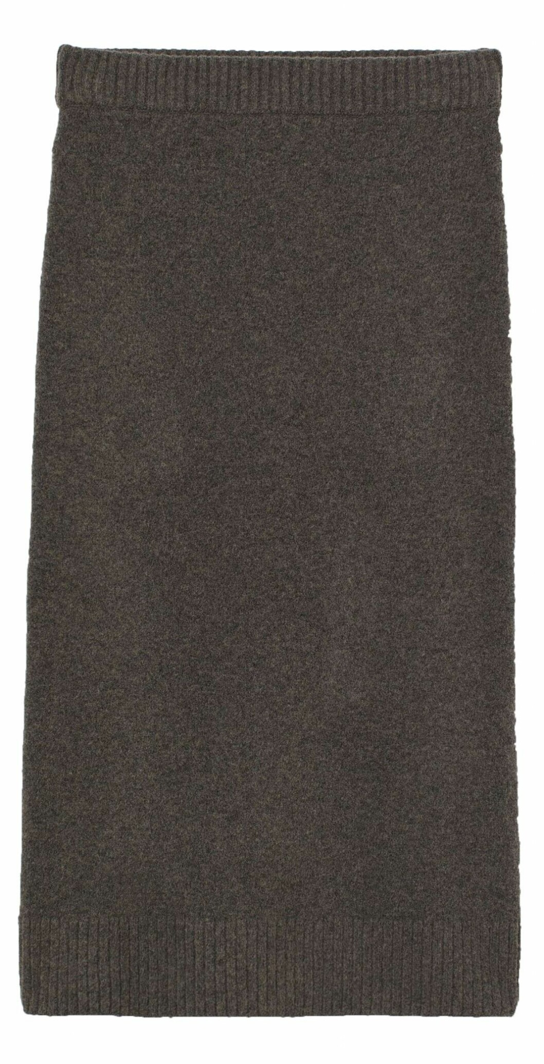 Stickad kjol som matchar den stickade toppen från H&M.