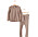 billiga och fina barnkläder - brunt stickat set från Lindex