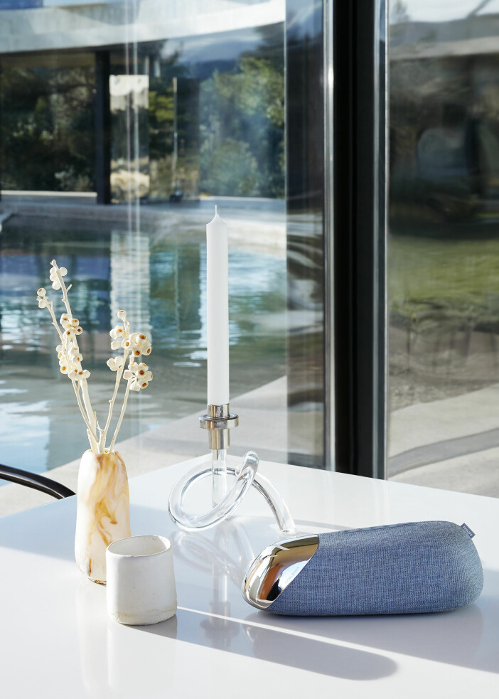 stilfull bärbar högtalare från georg jensen x philips