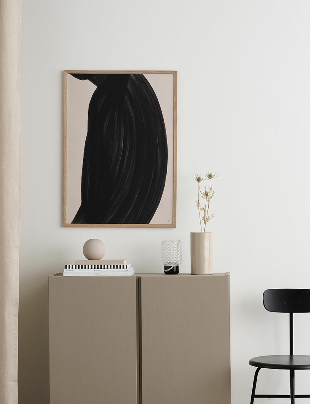 Minimalistisk stilleben och personlig poster