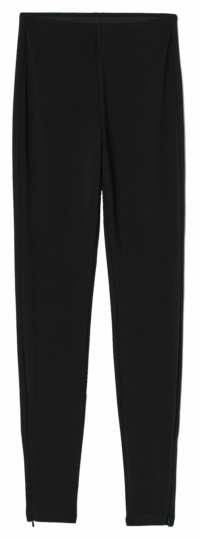 Stilsäkra leggings med detaljrik dragkedja vid ankeln