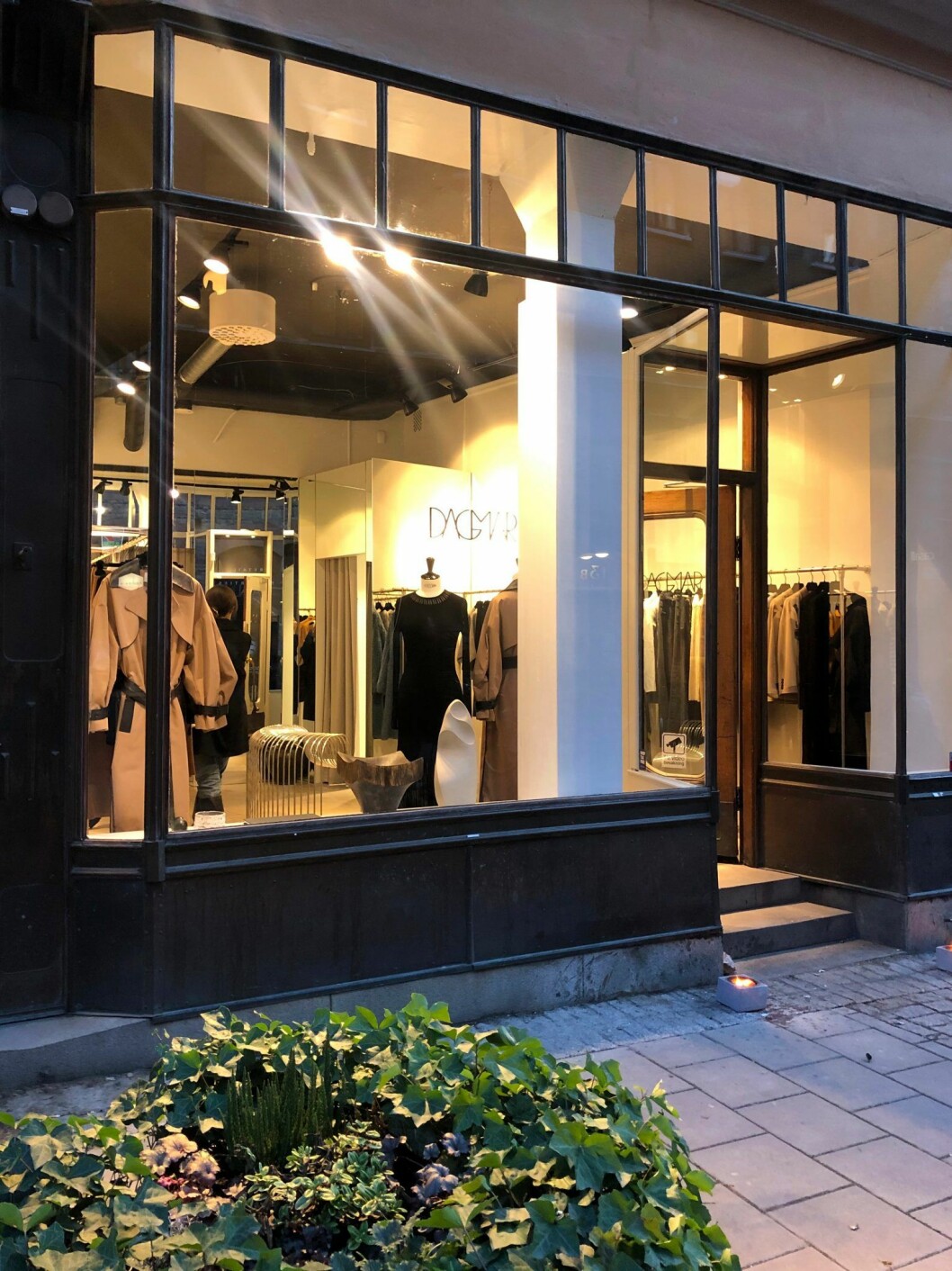 House of Dagmars butik på Grev Turegatan. House of Dagmars butik i Stockholm
