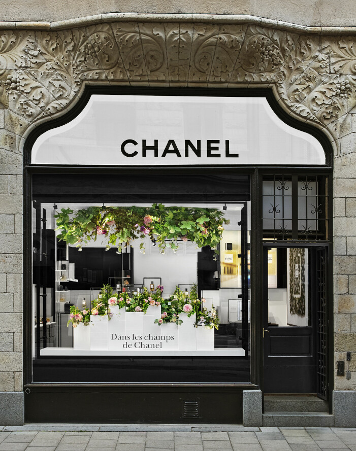 Beauty boutiquen på Mäster Sameulsgatan i Stockholm. chanels butik i stockholm