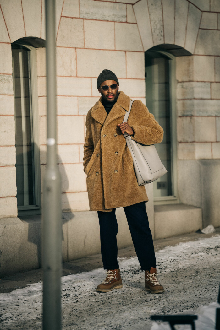 streetstyle stockholm fashion week 2021 kille i kappa