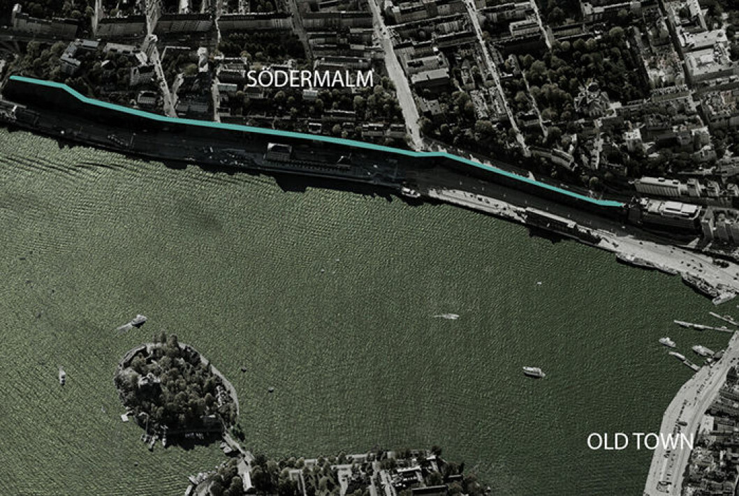Tanken är att poolen ska sträcka sig från Slussen till Fåfängan längs norra Södermalm. Foto: UMA