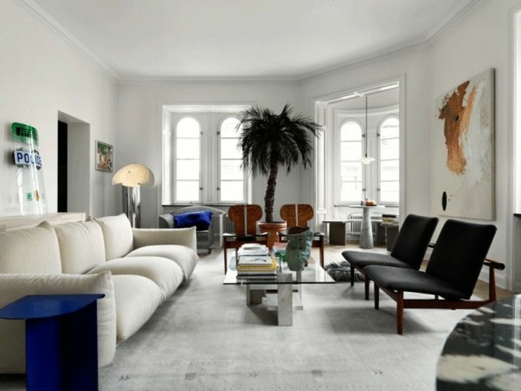 Foto: Jonas Ingerstedt Syns i: <a href="https://www.elle.se/decoration/vacker-sekelskiftslagenhet-dar-60-och-70-talet-moter-samtida-konst/" target="_blank" rel="noopener">”Vacker sekelskifteslägenhet där 60- och 70-talet möter samtida konst”</a> Stora växter tar över hemmen 2019.