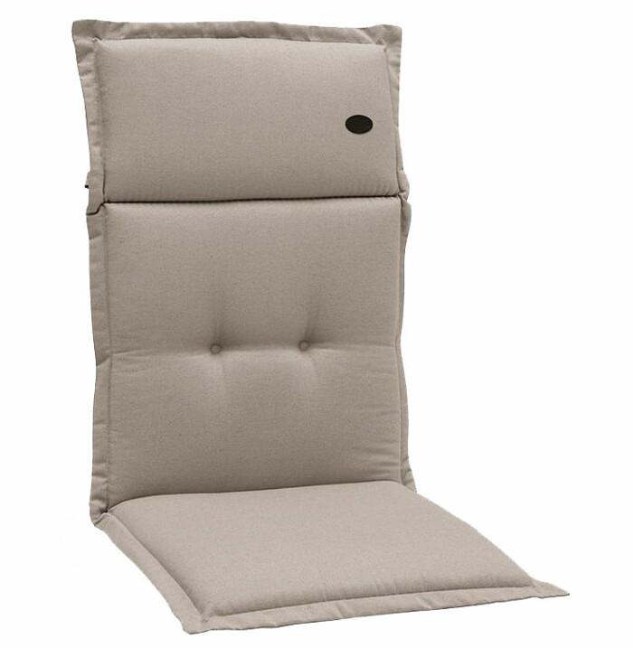 beige stolsdyna uteplats