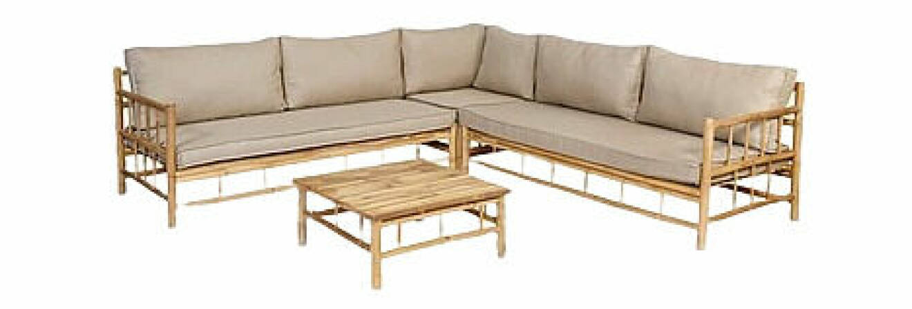loungemöbler i bambu