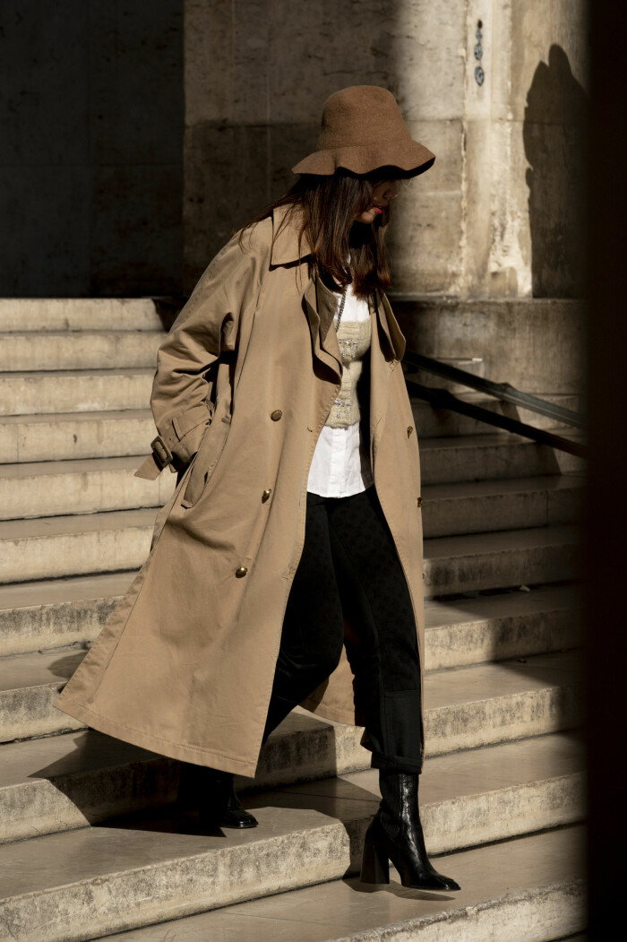 streetstyle trenchcoat