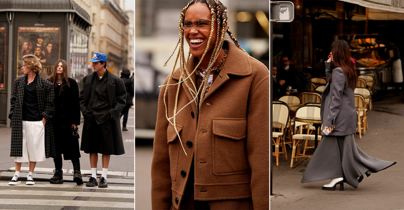Streetstyle från modeherrveckan i Paris.