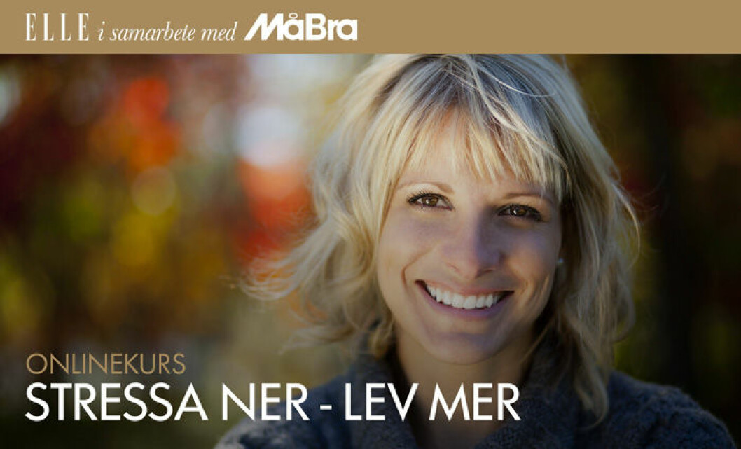 Onlinekurs: Stressa ner - lev mer