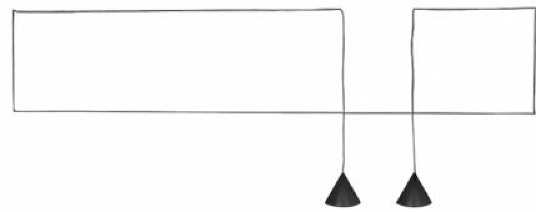 Michael Anastassiades lampa String Lights för Flos är en innovation när det gäller montering, som gör sladden till ett grafiskt inredningselement. Förra året vann den pris för <em>Bästa Belysning</em> i ELLE Deco International Design Awards och nu finns den i produktion, från ca 5 106 kr. STRING-LIGHTS_design-MICHAEL-ANASTASSIADES3