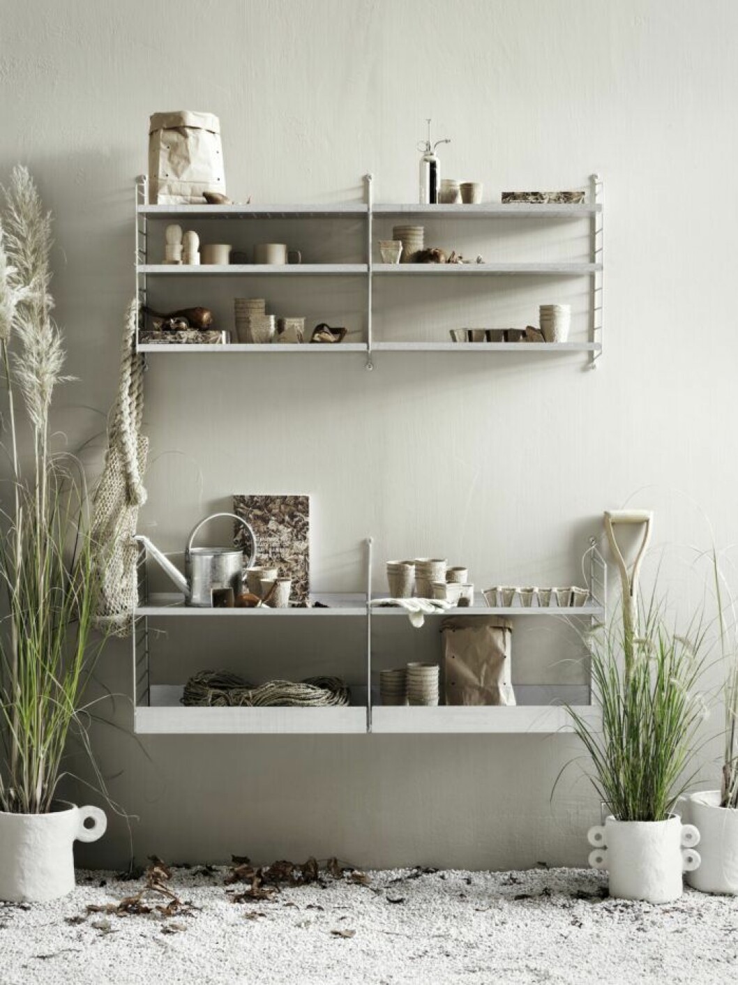 Foto: String Stringsystem med galvaniserad yta.