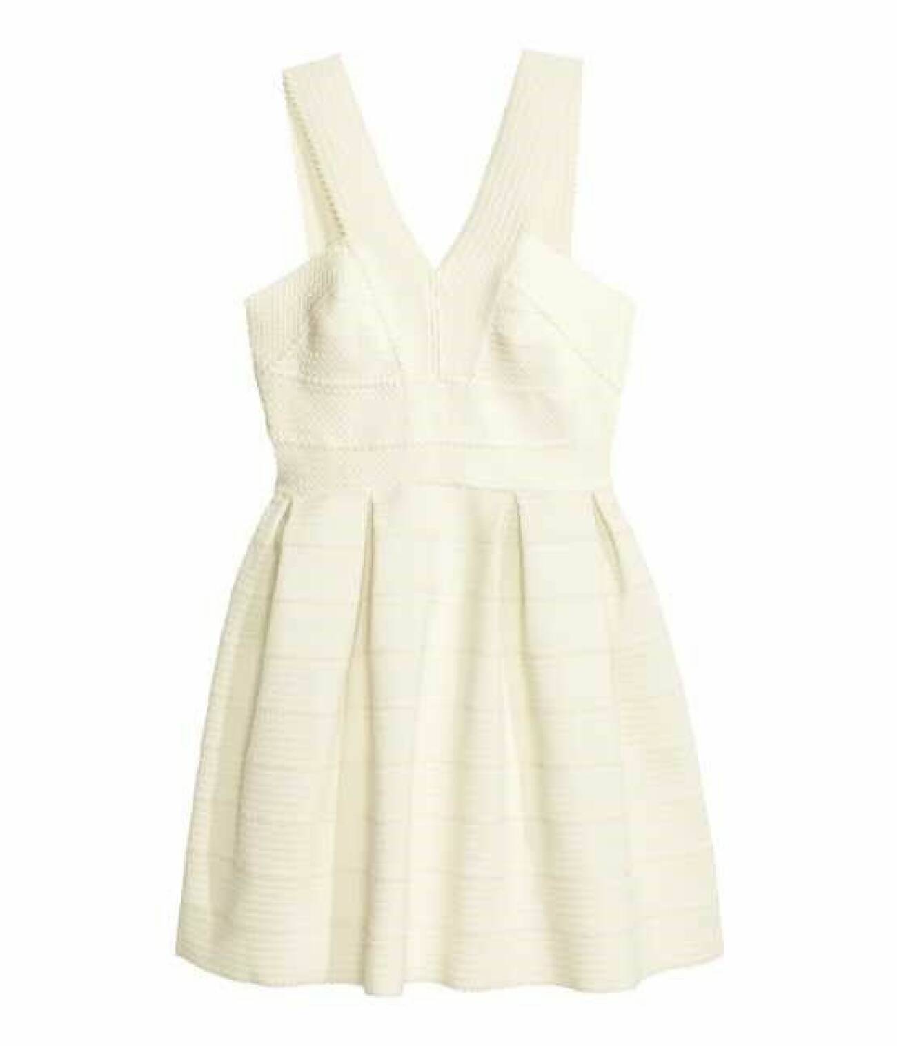 Strukturmönstrad klänning från H&M