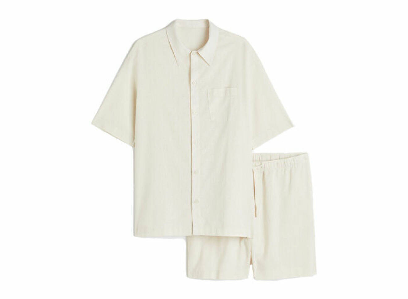 tips på present till student linnepyjamas bestående av skjorta och shorts från H&amp;M