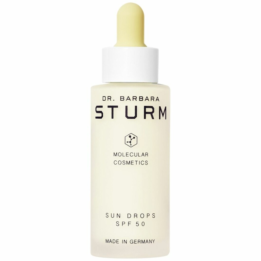 Sun drops spf 50 från Dr. Barbara Sturm vi pratar om och den går att shoppa via Skincity