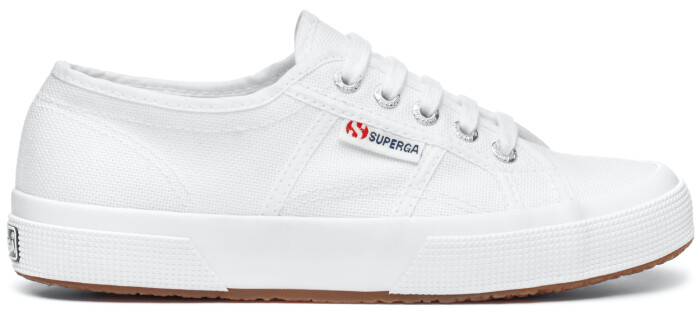 vita sneakers från superga