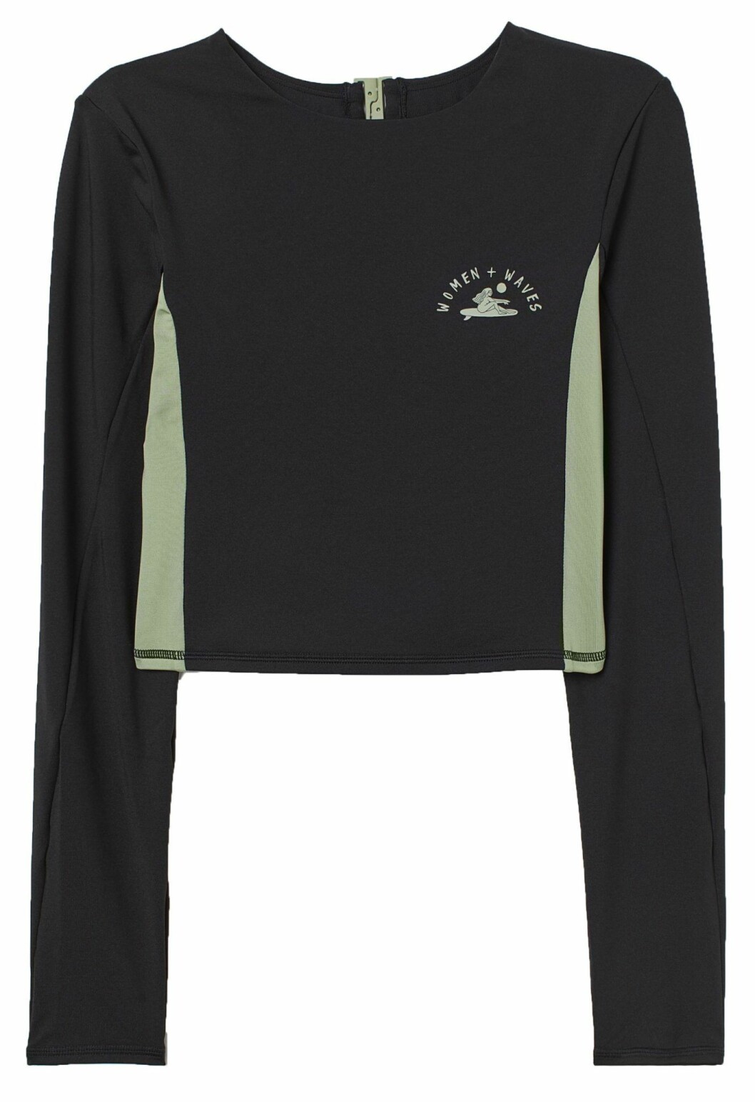 Långärmad, helfodrad surftopp från Women + Waves x H&M.