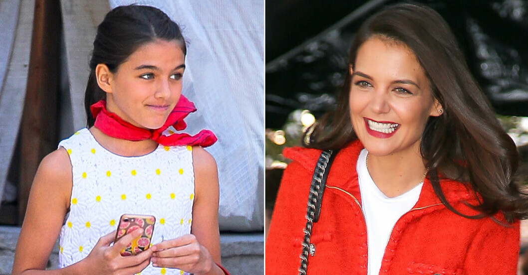 Suri Cruise och mamma Katie Holmes