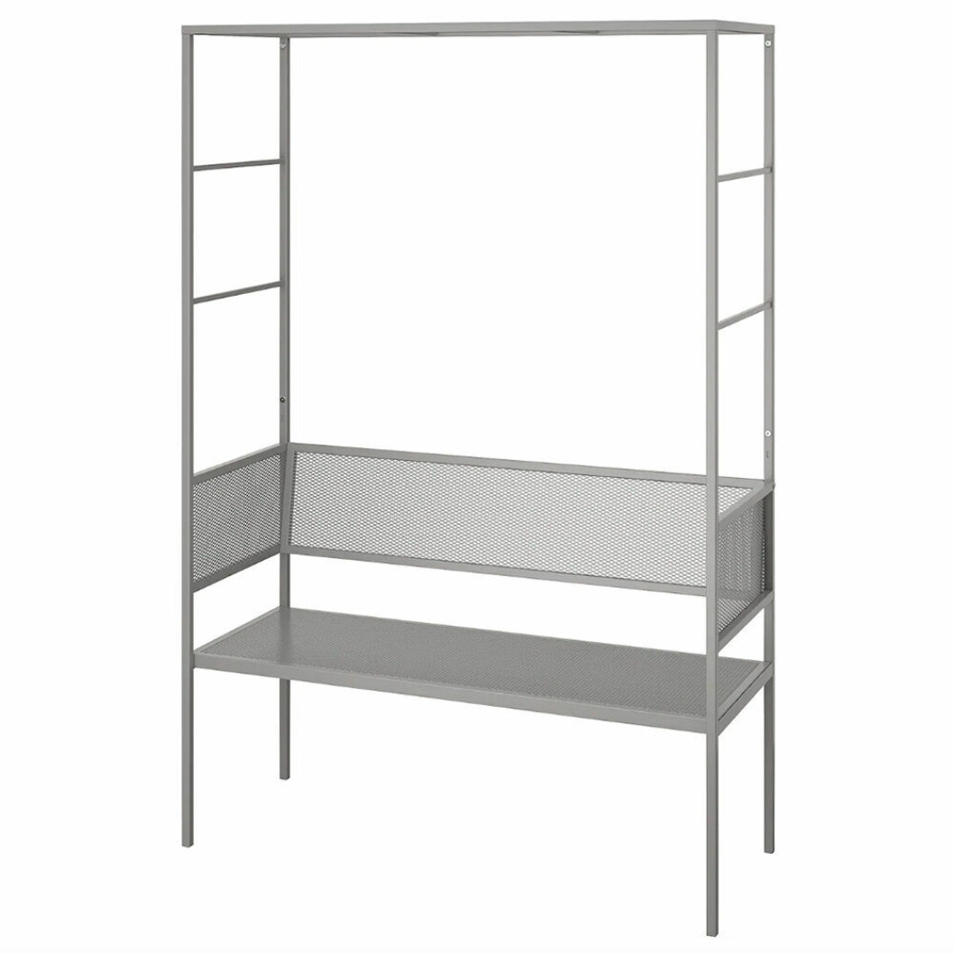 Svanö bänk med spaljé från Ikea