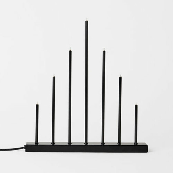 Svart adventsljusstake, Åhléns