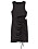 svart klänning med cutout och dragsko från H&amp;M 2022
