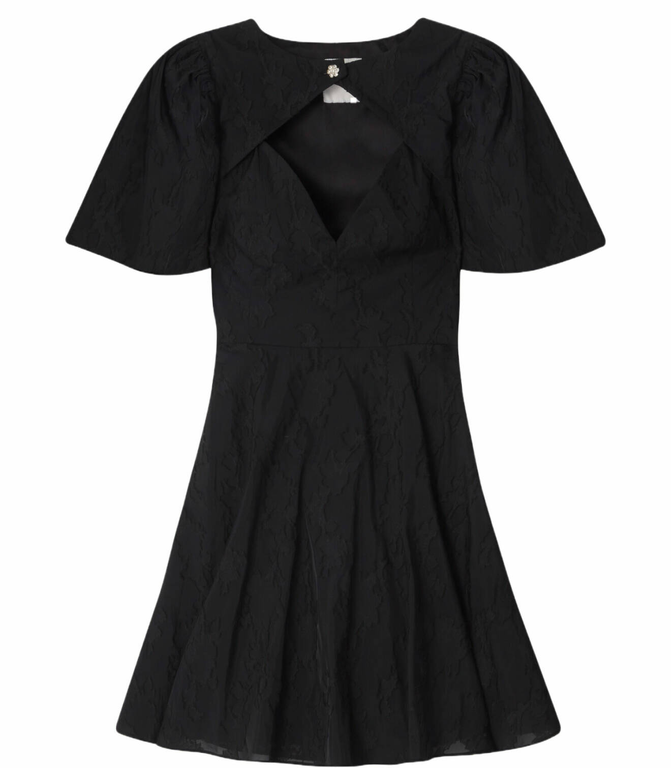 svart miniklänning by malina sofia ruutu