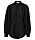 svart skjorta med vida ärmar och markerad midja