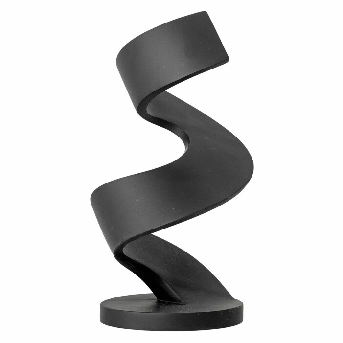 svart skulptur