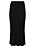 svart ribbstickad kjol med elastisk midja från Ellos Collection