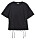 svart t-shirt med snörning från H&amp;M 2022