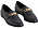 svarta loafers med guldkedja för dam från H&amp;M