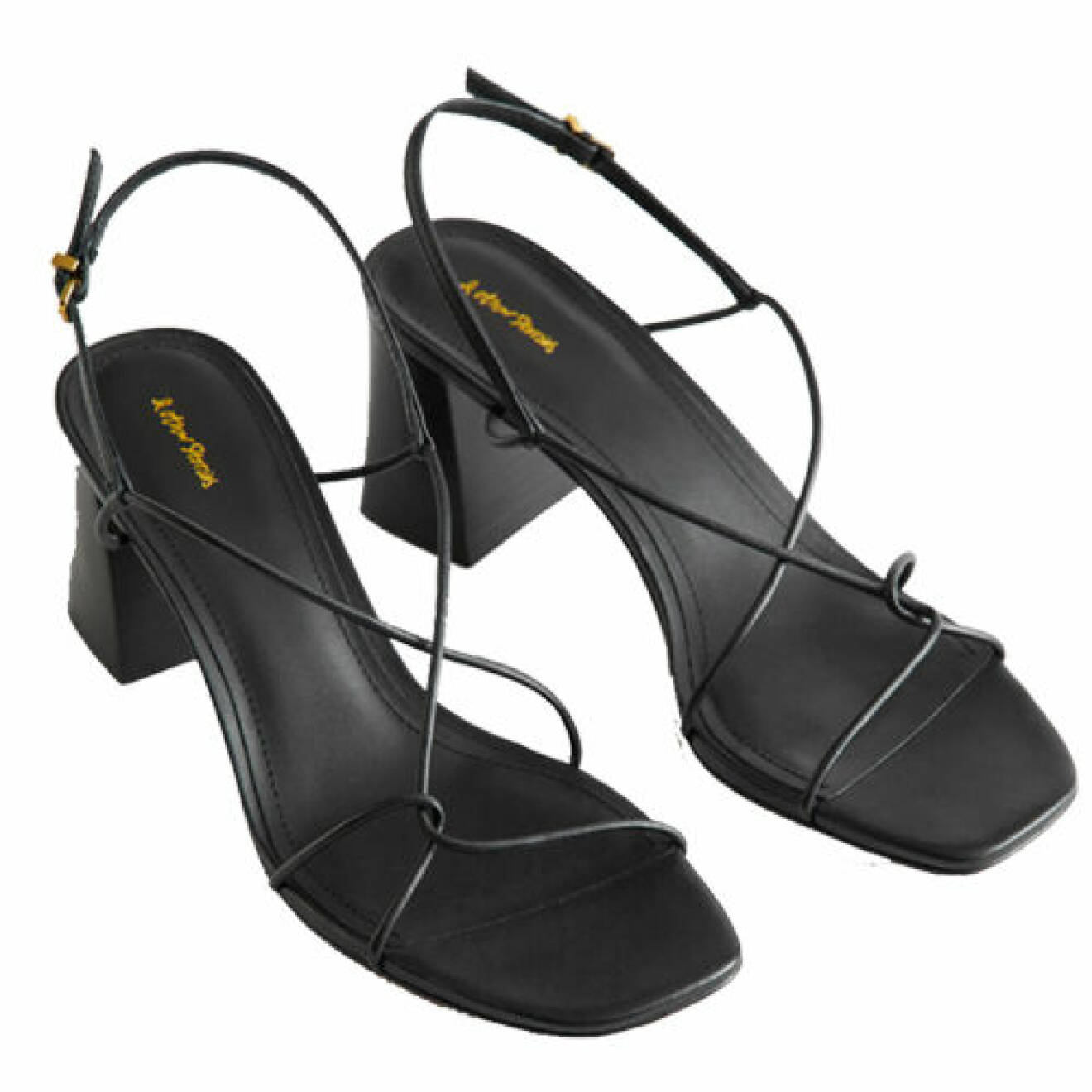 svarta strappy sandals från &amp; Other Stories