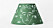 Grön lampskärm av Luke Edward Hall för Svenskt tenn
