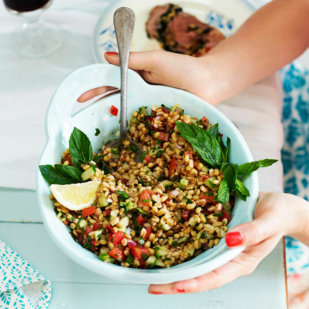Tabbouleh – gott till allt grillat. Tabbouleh – gott till allt grillat.