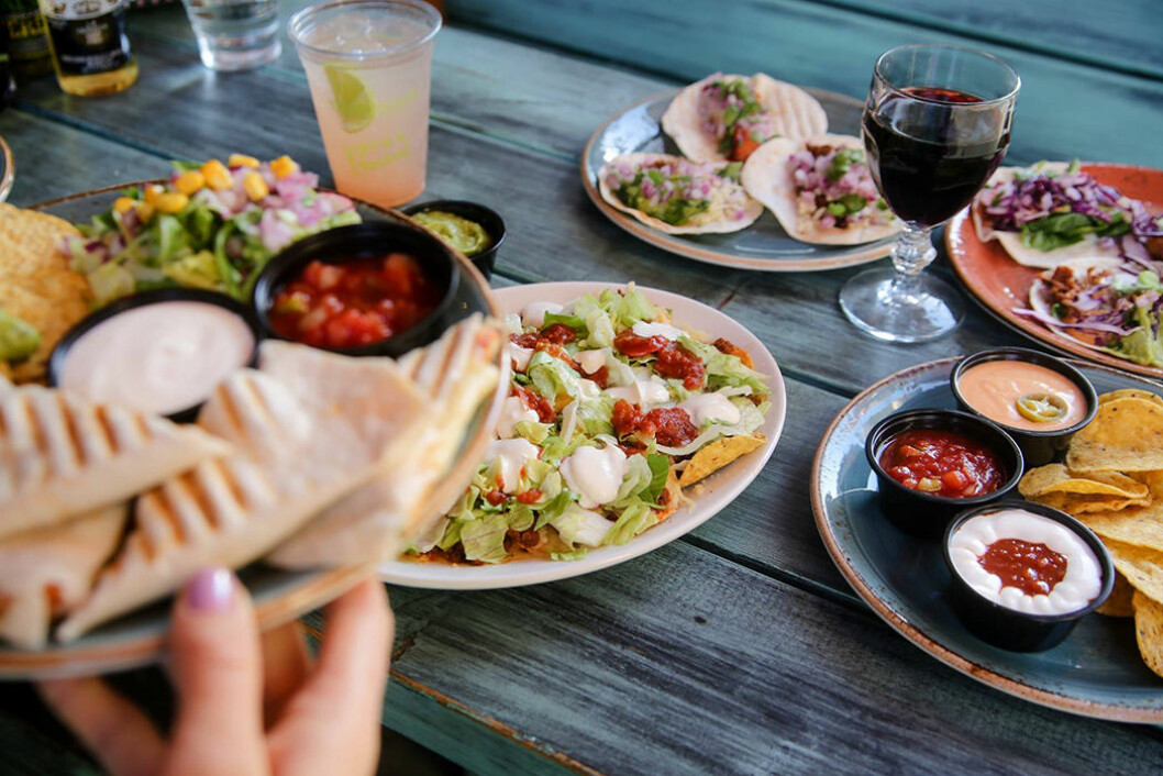 Vegetariska tacos från TacoBar.