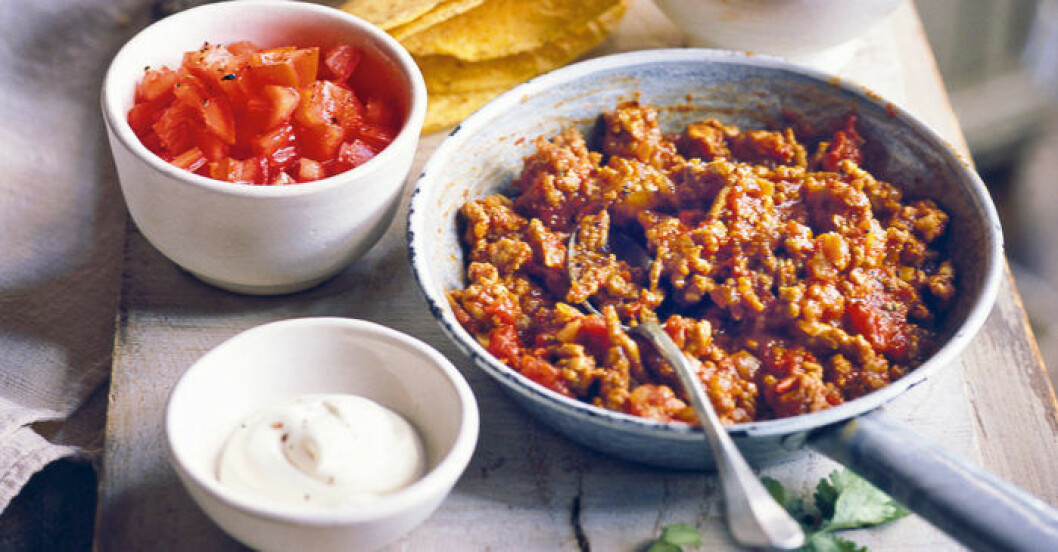 Tacos med egen tacokrydda. Tacos med egen tacokrydda.