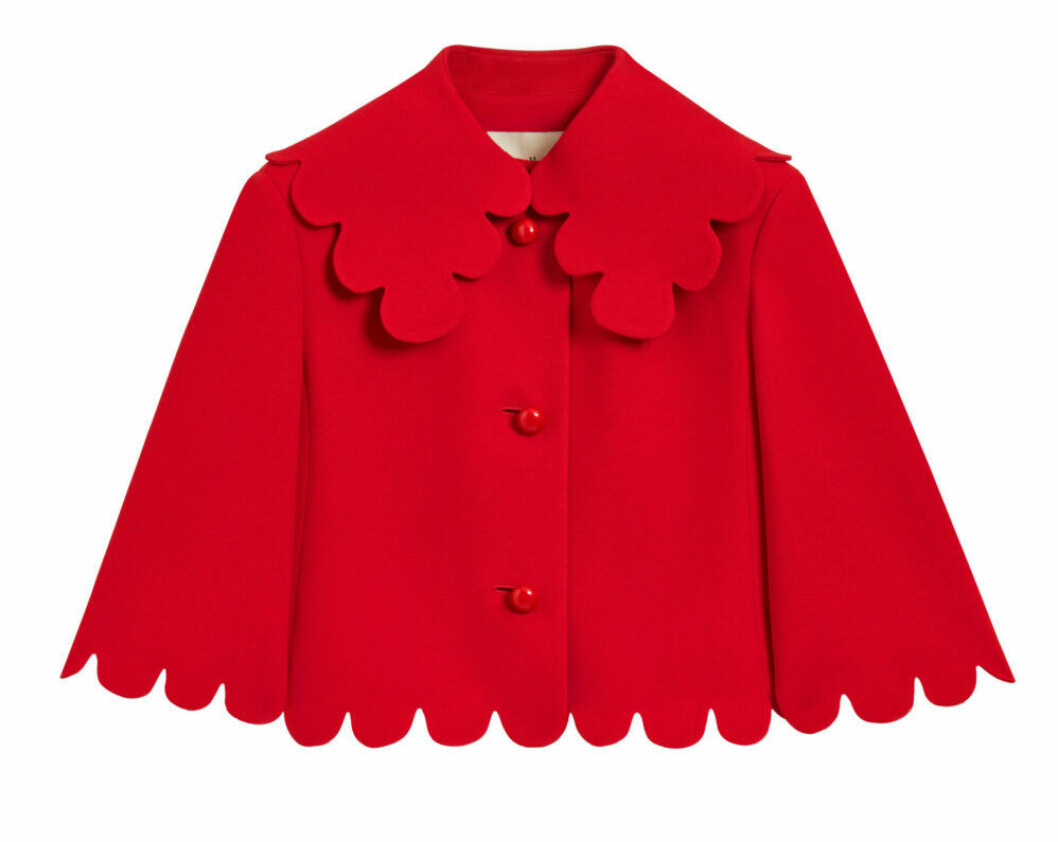 Jacka, 9 960 kr, Mulberry. Vacker jacka i rött från Mulberry