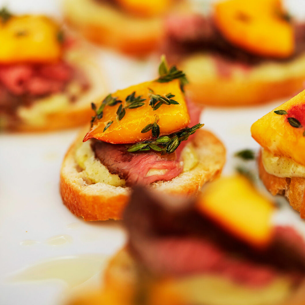 Krispiga crostinis. Krispiga crostinis.