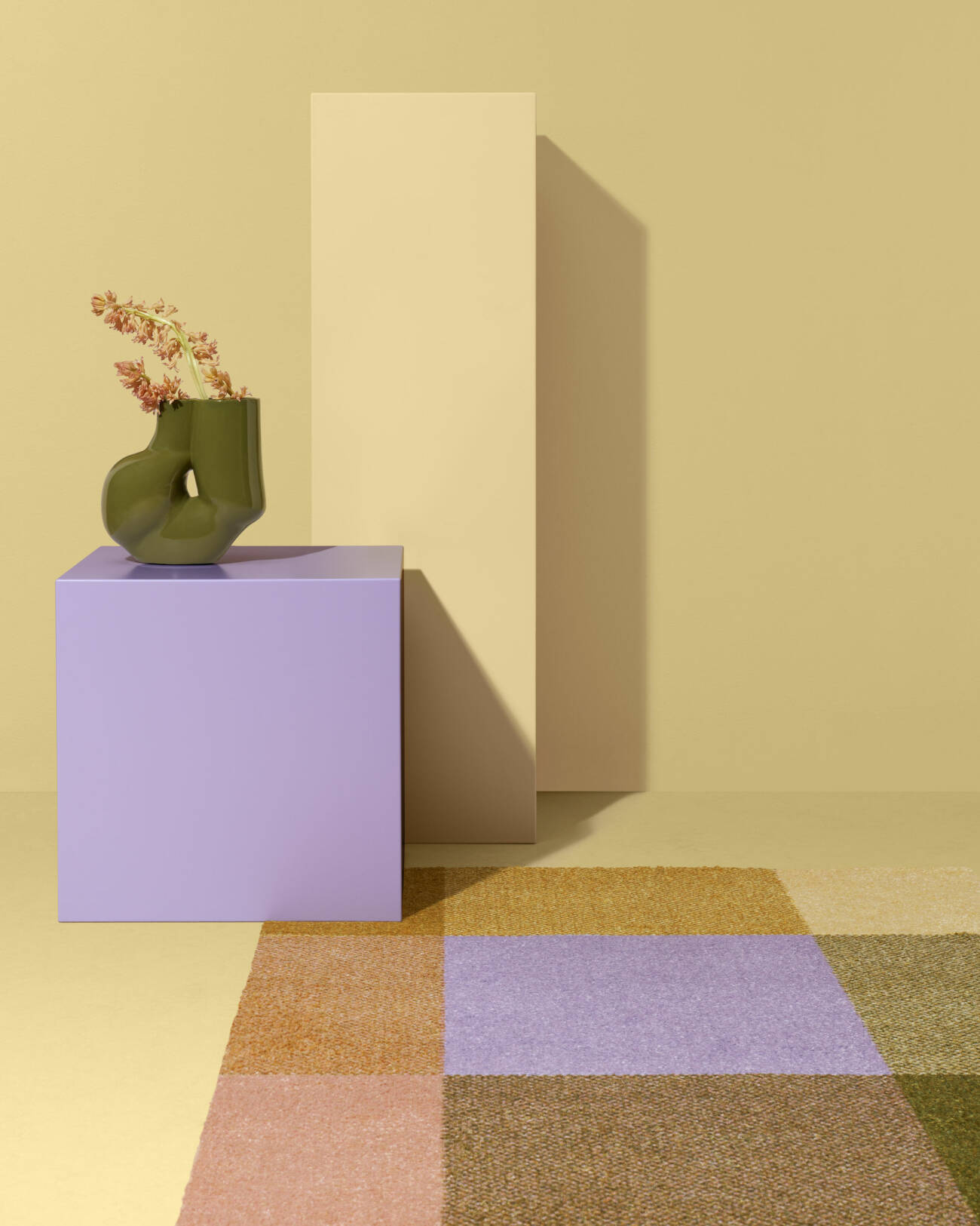 Addera pasteller i ditt hem med pastellfärgade textilier, som mattor och sängkläder