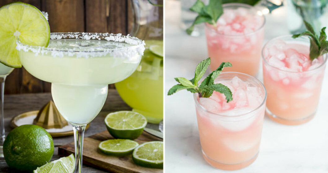 Blanda en klassisk Margarita eller Pink Señorita.