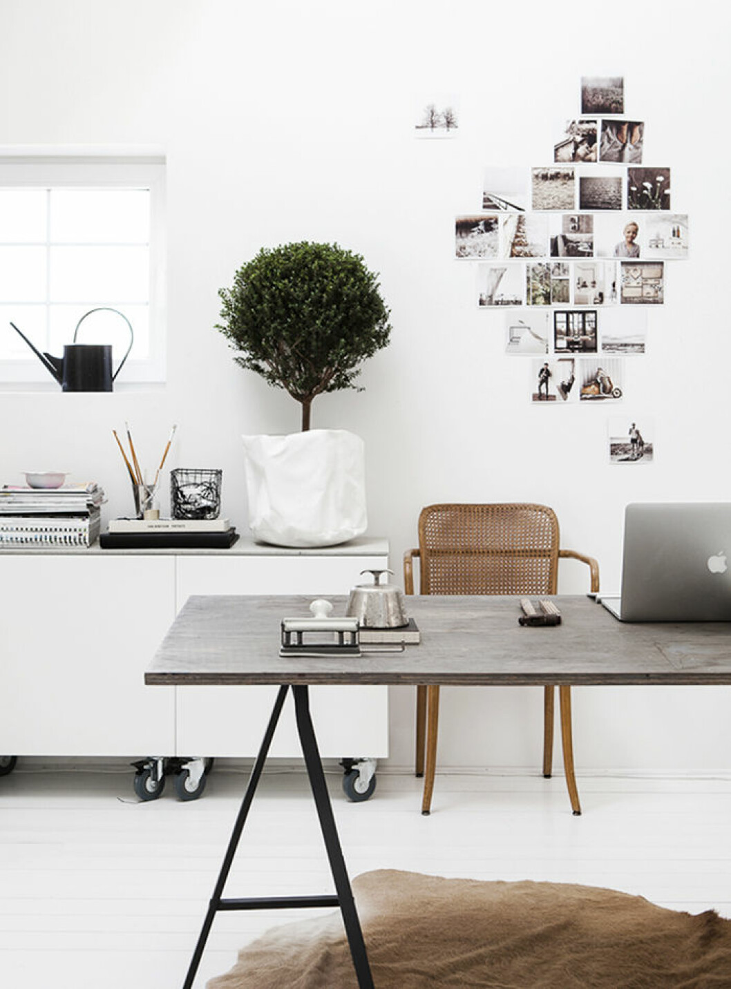 Foto: <a href="https://daniellawitte.elledecoration.se/">Daniella Witte</a> Arbetsplats inredningsinspiration