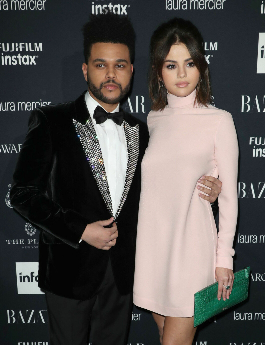 The Weeknd och Selena Gomez på Harper's Bazaar ICONS party