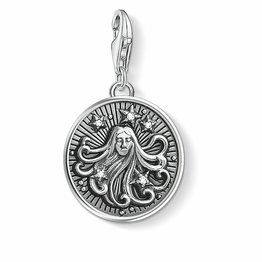 Hängsmycke från Thomas Sabo med stjärntecken, jungfrun i silver
