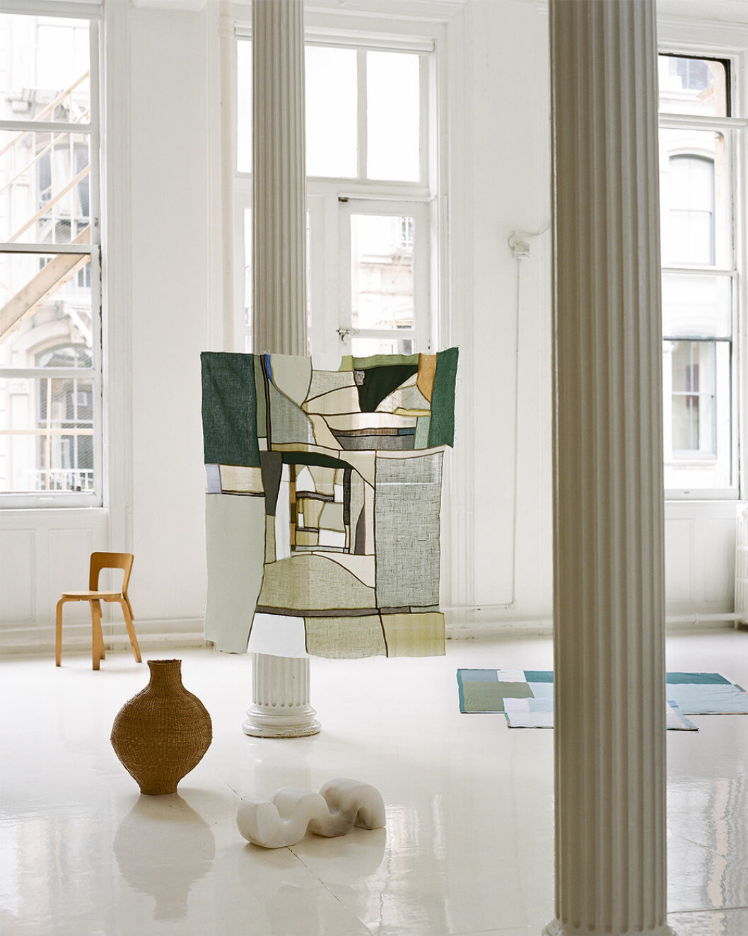 Textilier och konst som adderar personlighet till våra hem kommer stort, här hos Thompson Street Studio. Foto: Brian Ferry/Thompson Street Studio Thompson Street Studio